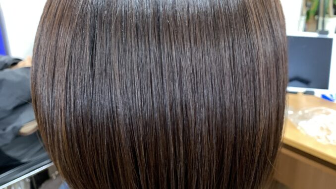 数年前から白髪染めになりました ブルーヘアー