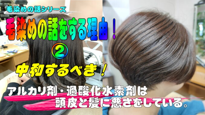 人美人毛染めの話をする理由②ニュートラブルーヘアー